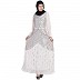 Designer party wear Embellished abaya-light pink